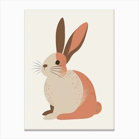 Mini Satin Rabbit Nursery Illustration 1 Canvas Print