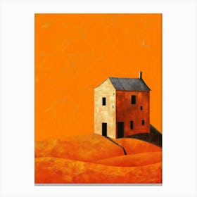 House In The Desert 2 Canvas Print
