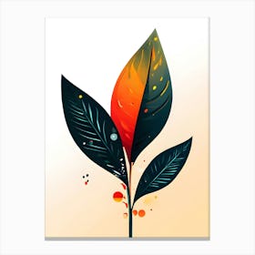 Abstract Leaf Canvas Print