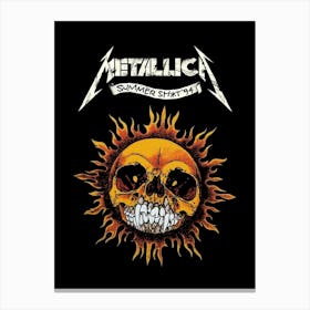 Metallichead Sunshine Canvas Print