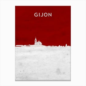 Gijon Spain Canvas Print