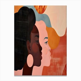 Portrait Of Women Canvas Print