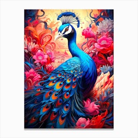 Peacock 5 Canvas Print