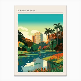 Ibirapuera Park Sao Paulo 2 Canvas Print