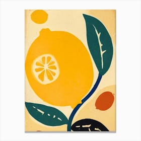 Lemons And Oranges 1 Canvas Print