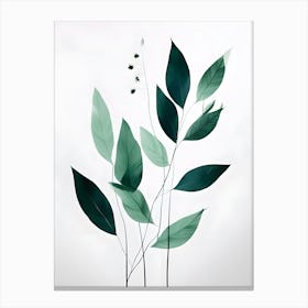 Minimalist Botanical Create A Minimalist Botanical Design Canvas Print