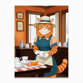 Cat In A Hat 7 Canvas Print