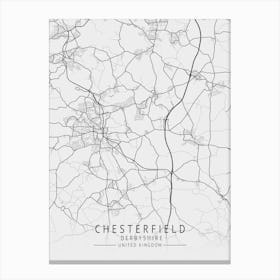 Chesterfield Map Canvas Print