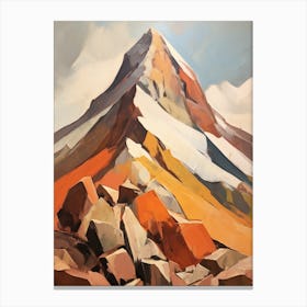 Cerro Mercedario Argentina 1 Mountain Painting Canvas Print