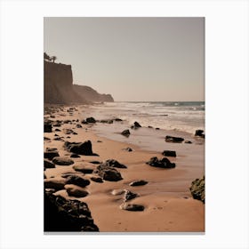 Hazy Mornings At The Beach Canvas Print