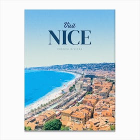 Nice French Riviera Canvas Print