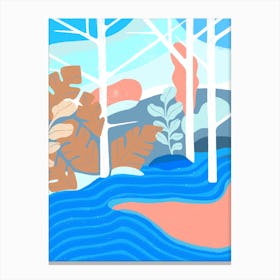 Colorful Forest Canvas Print