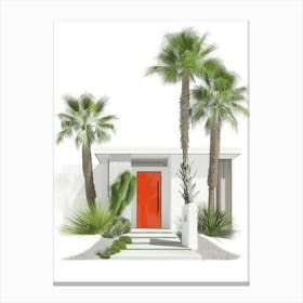 California House Canvas Print