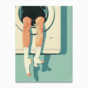 Washing Machine Canvas Print