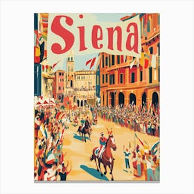 Aihrgdesign A 1970s Inspired Travel Poster For Siena Depictin Dcaf254f 9ce0 4318 A45c 18e036c2a75b 0 Canvas Print