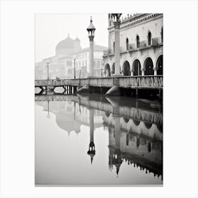 Padua, Italy,  Black And White Analogue Photography  1 Canvas Print