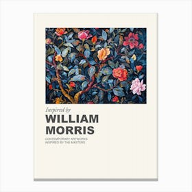 Museum Poster Inspired By William Morris 11 Canvas Print