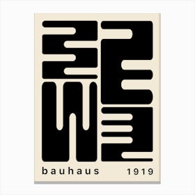 Minimal Bauhaus Canvas Print