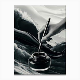 Ink Fountain Pen Canvas Print