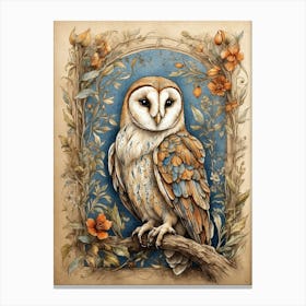 Barn Owl 1 Canvas Print