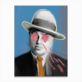 Al Capone Borsalino Canvas Print