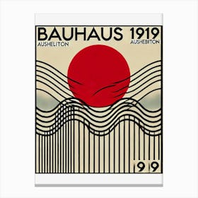 Bauhaus exhibition poster 3 Canvas Print