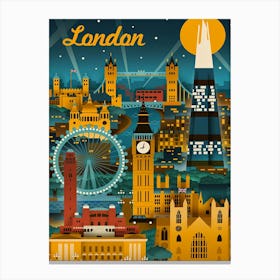 London Skyline Canvas Print