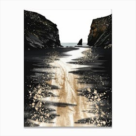 Sand And Sea Canvas Print