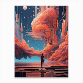 Sci-Fi Painting Canvas Print