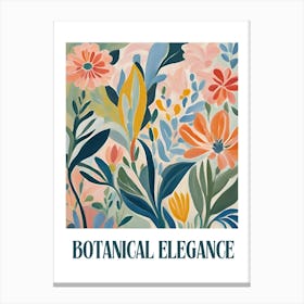 Botanical Elegance Wall Art Canvas Print