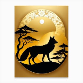 Japan Golden Fox 14 Canvas Print