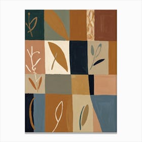 Abstract Leaves Canvas Print