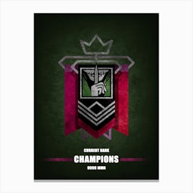 Caveira Rainbow Six 1 Canvas Print