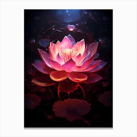 Lotus Flower Canvas Print