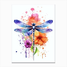Sunset Dragonfly 9 Canvas Print