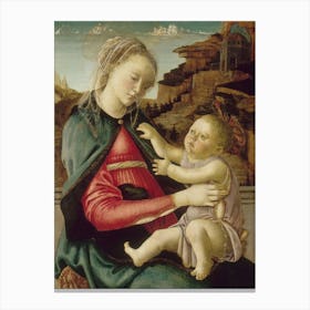 Sandro Botticelli Madonna And Child Canvas Print