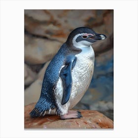 Adlie Penguin Kangaroo Island Penneshaw Oil Painting 4 Canvas Print