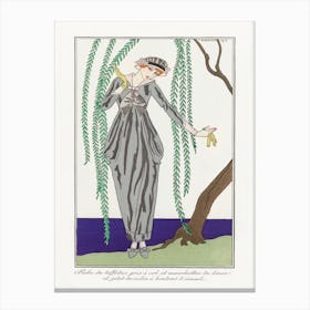 Costumes Parisiens (1913), George Barbier Canvas Print