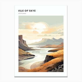 Isle Of Skye Scotland 1 Hiking Trail Landscape Poster Canvas Print