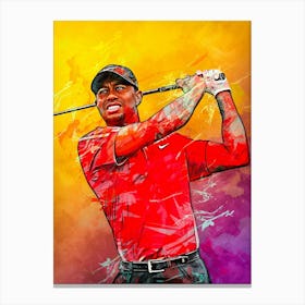 Tiger Woods 1 Canvas Print