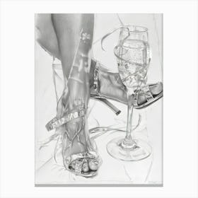 Glass Of Wine 1 Canvas Print