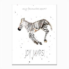 Joy Jumps Canvas Print