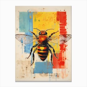 Bee Collage Inspired 1 Canvas Print