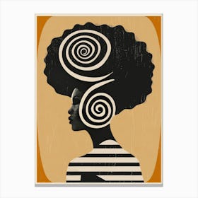 Afro Girl 31 Canvas Print