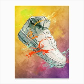 Nike Shox Air Force 1 Canvas Print