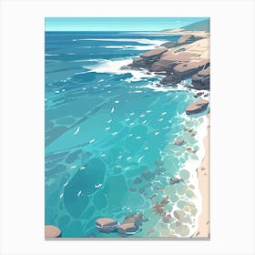 San Diego Beach Canvas Print