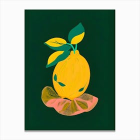 Lemon S Out Of The Net Bag Canvas Print