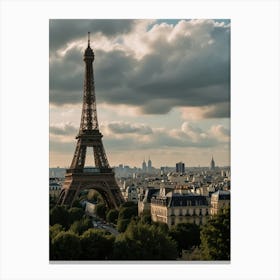 Eiffel Tower In Paris Canvas Print