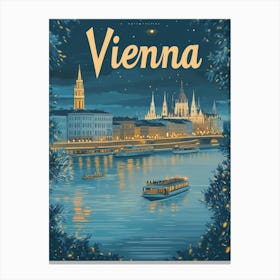 Aihrgdesign A Mid Century Modern Travel Poster For Vienna Sho D3a78868 F4b0 4b57 B6bc D41c3099455d 2 Canvas Print