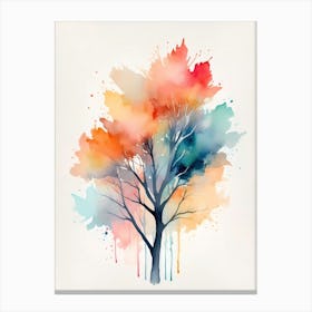 Watercolor Tree 1 Canvas Print